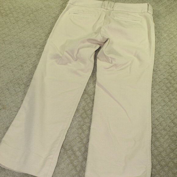 Banana Republic Martin Women's Size 6 Stretch Khaki Pants Flat Front - Picture 2 of 6